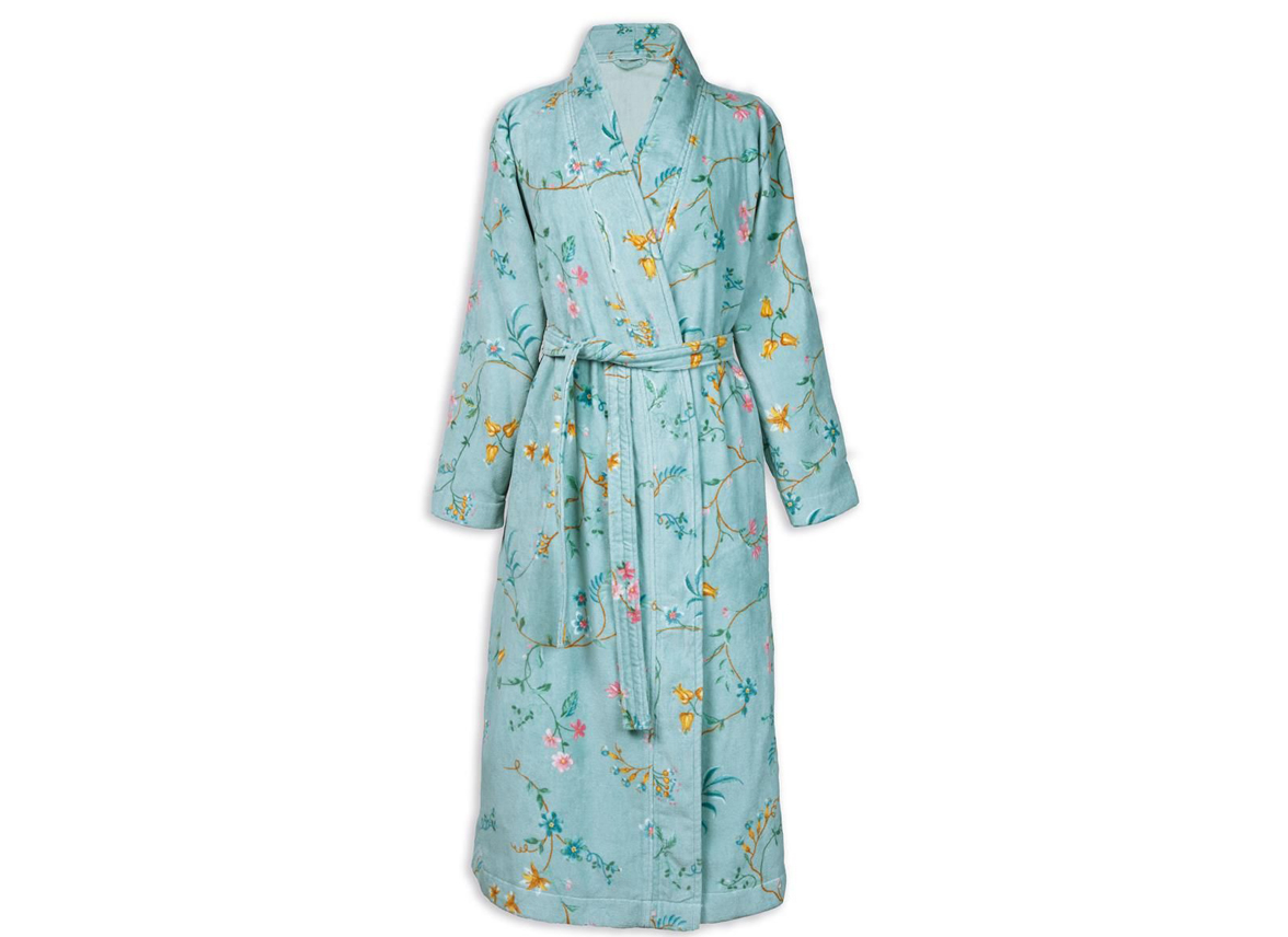 PIP Studio badjas Les Fleurs blauw PIP Studio badjas Les Fleurs blauw