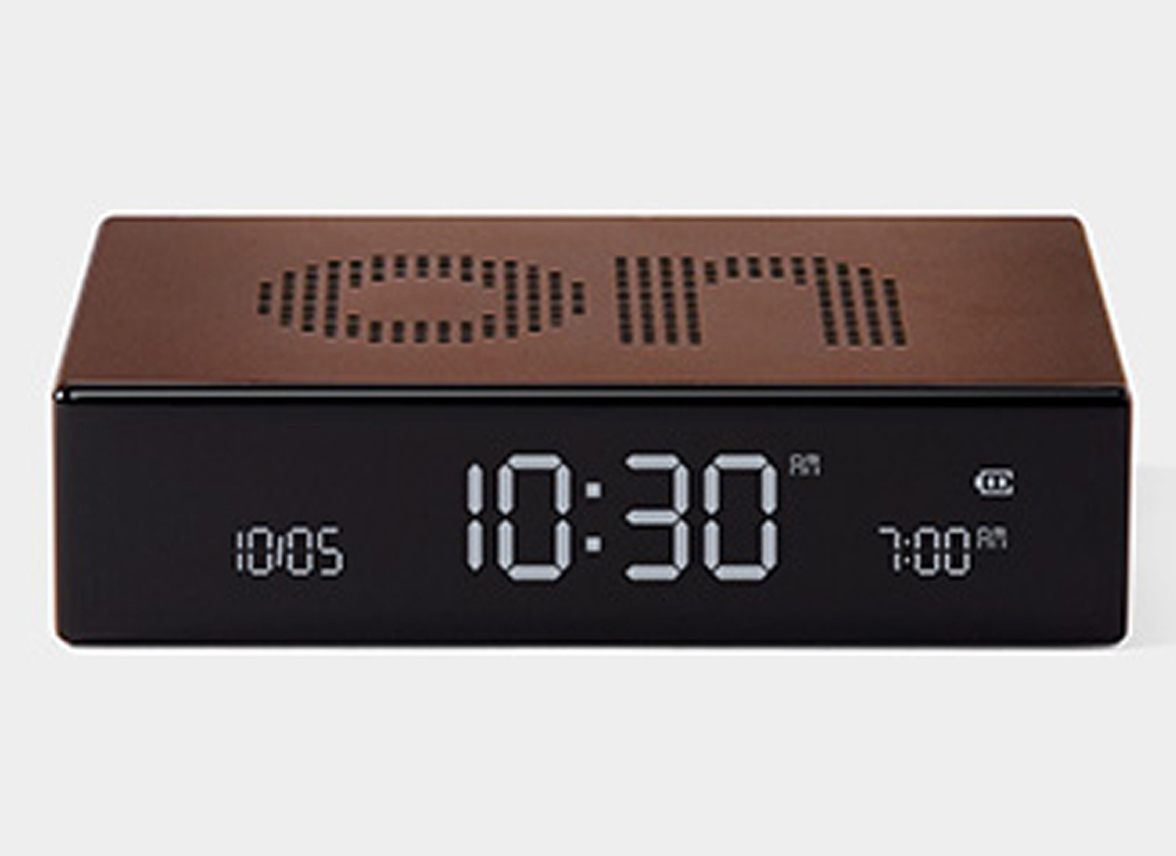 Lexon wekker Flip Premium bronze Lexon wekker Flip Premium bronze