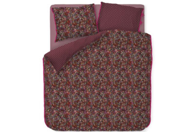 Pip Studio dekbedovertrek Tutti i Fiori dark red