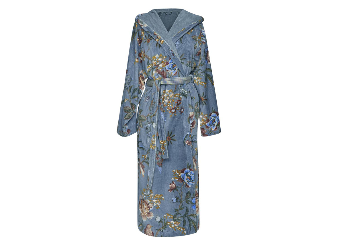 Pip Studio badjas Secret Garden blauw Pip Studio badjas Secret Garden blauw