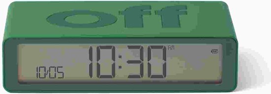 Lexon wekker Flip Classic emerald green Lexon wekker Flip Classic emerald green