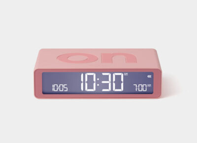 Lexon wekker Flip Classic pink