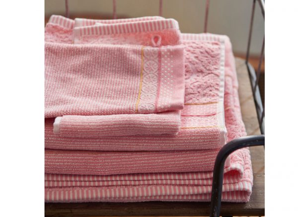 Pip Studio badgoed Soft Zellige roze