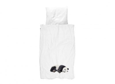 Snurk dekbedovertrek flanel Lazy Panda