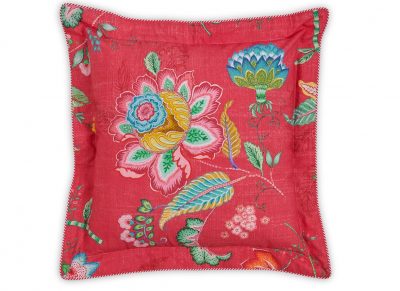 Pip Studio sierkussen Jambo Flower red 45×45