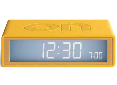Lexon wekker Flip yellow