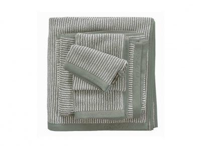Marc O'Polo badgoed Timeless Tone Stripe green/off white