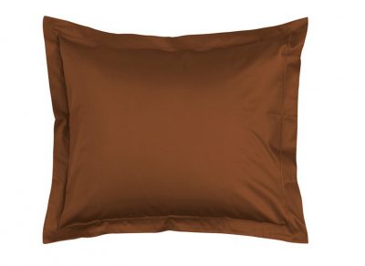 Essenza Home kussensloop katoen satijn, leather brown