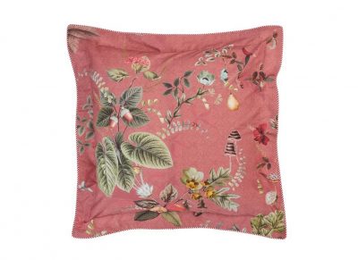 Pip Studio sierkussen Fall in Leaf pink 45×45