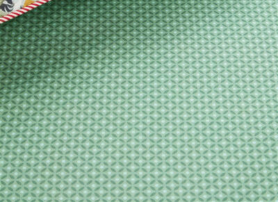 Pip Studio hoeslaken Cross Stitch green
