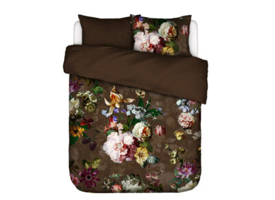 Essenza Home dekbedovertrek Fleur chocolate