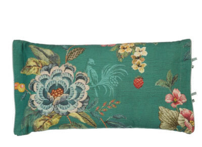 Pip Studio sierkussen Poppy Stitch green 35x60