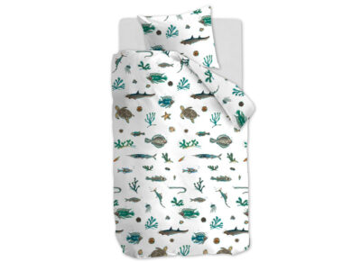 Beddinghouse Kids dekbedovertrek Deep in the Sea blauw