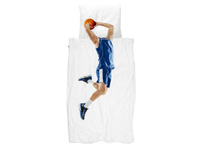 Snurk dekbedovertrek Basketball Star blue