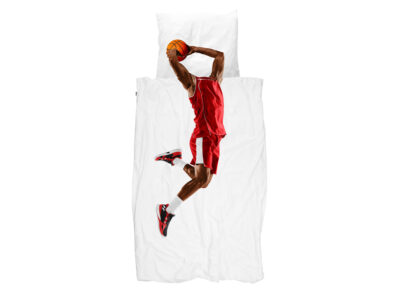 Snurk dekbedovertrek Basketball Star red