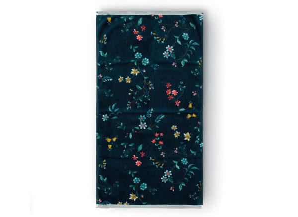 PIP Studio badgoed Les Fleurs dark blue