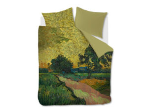 Beddinghouse x Van Gogh Museum dekbedovertrek Evening Twilight ochre