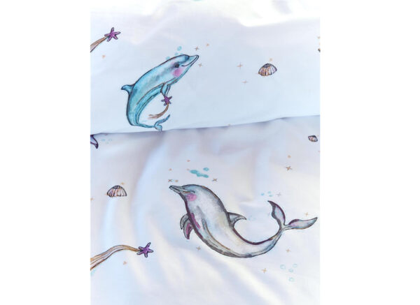 Beddinghouse & Hanneke de Jager dekbedovertrek Magical Dolphins multi