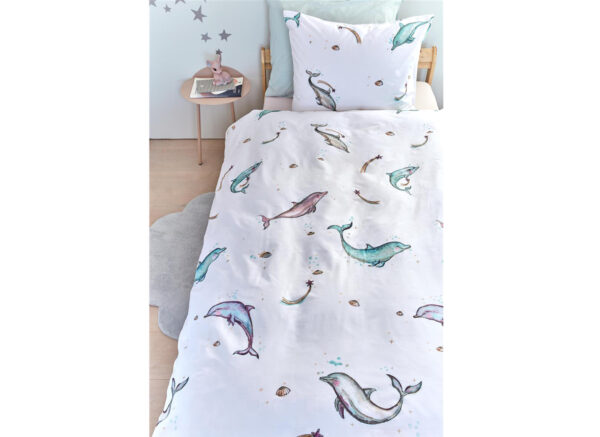 Beddinghouse & Hanneke de Jager dekbedovertrek Magical Dolphins multi
