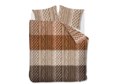 Ariadne dekbedovertrek Snug brown