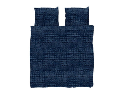 Snurk dekbedovertrek flanel Twirre midnight blue