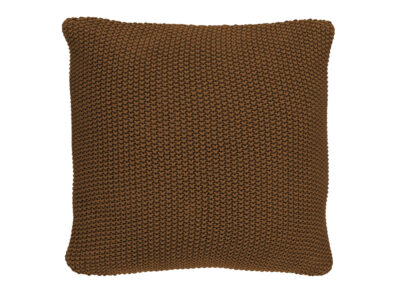 Marc 'O Polo sierkussen Nordic knit toffee brown 50x50