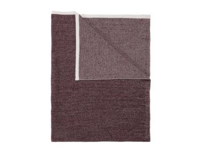 Marc 'O Polo plaid Rivar aubergine