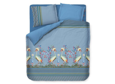 Pip Studio dekbedovertrek Flirting Birds blue