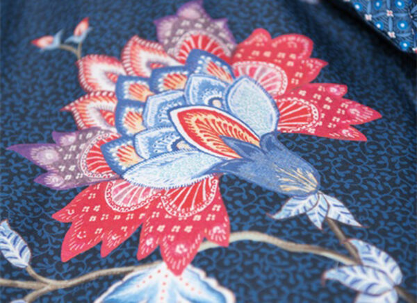 Pip Studio dekbedovertrek Flower Festival dark blue