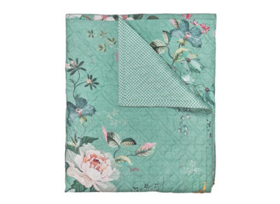 Pip Studio Tokyo Bouquet green quilt