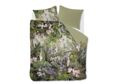Beddinghouse dekbedovertrek Charming groen