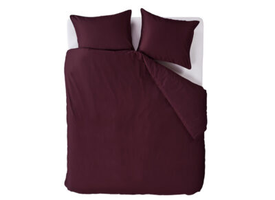 Beddinghouse dekbedovertrek Conscious dark red