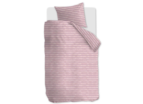 Ariadne at Home dekbedovertrek Knit Stripes lila