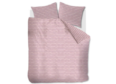 Ariadne at Home dekbedovertrek Knit Stripes lila