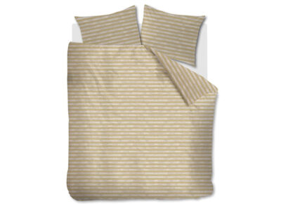Ariadne at Home dekbedovertrek Knit Stripes naturel