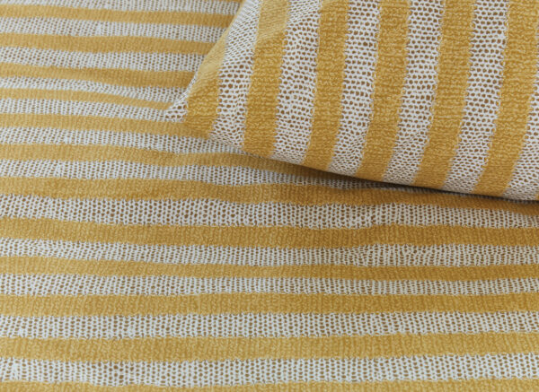 Ariadne at Home dekbedovertrek Knit Stripes yellow