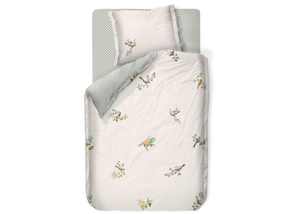 Pip Studio dekbedovertrek Little Birds white