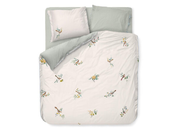 Pip Studio dekbedovertrek Little Birds white