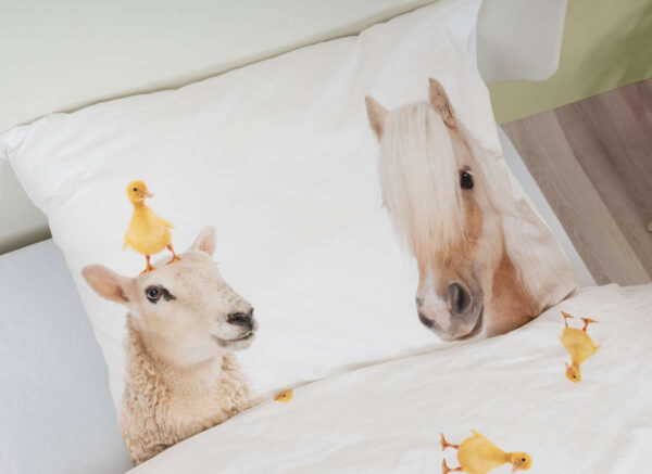 Snurk dekbedovertek Farm Friends