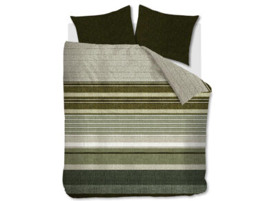 Beddinghouse dekbedovertrek Arvin olive green