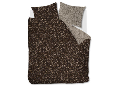 Riviera Maison dekbedovertrek Fauxy Fur brown