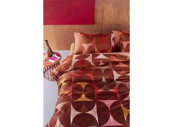 Beddinghouse Dutch Design dekbedovertrek Redwood red