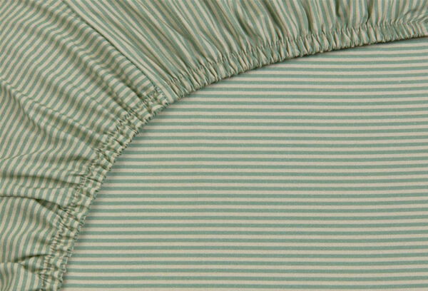 Pip Studio hoeslaken Duo Stripe khaki