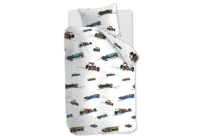 Beddinghouse Kids dekbedovertrek Race Cars multi