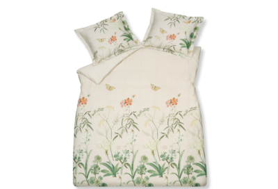 Vandyck dekbedovertrek Flower Garden cream tan