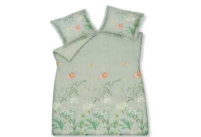 Vandyck dekbedovertrek Flower Garden smoke green