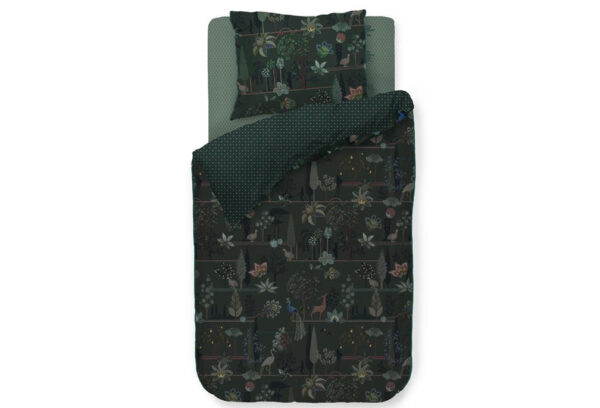 Pip Studio dekbedovertrek Alberi dark green