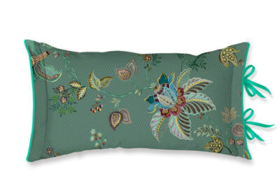 Pip Studio sierkussen Cece Fiore Cushion green 35 x 60