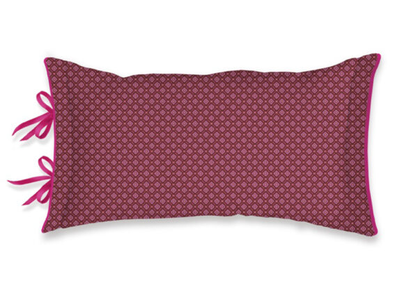 Pip Studio sierkussen Tutti i Fiori Cushion dark red 35 x 60