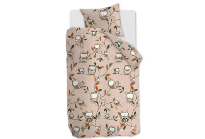 Beddinghouse Kids dekbedovertrek Owlsome pink